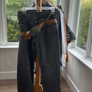 Levi's Dark Gray Straight Men's Jeans